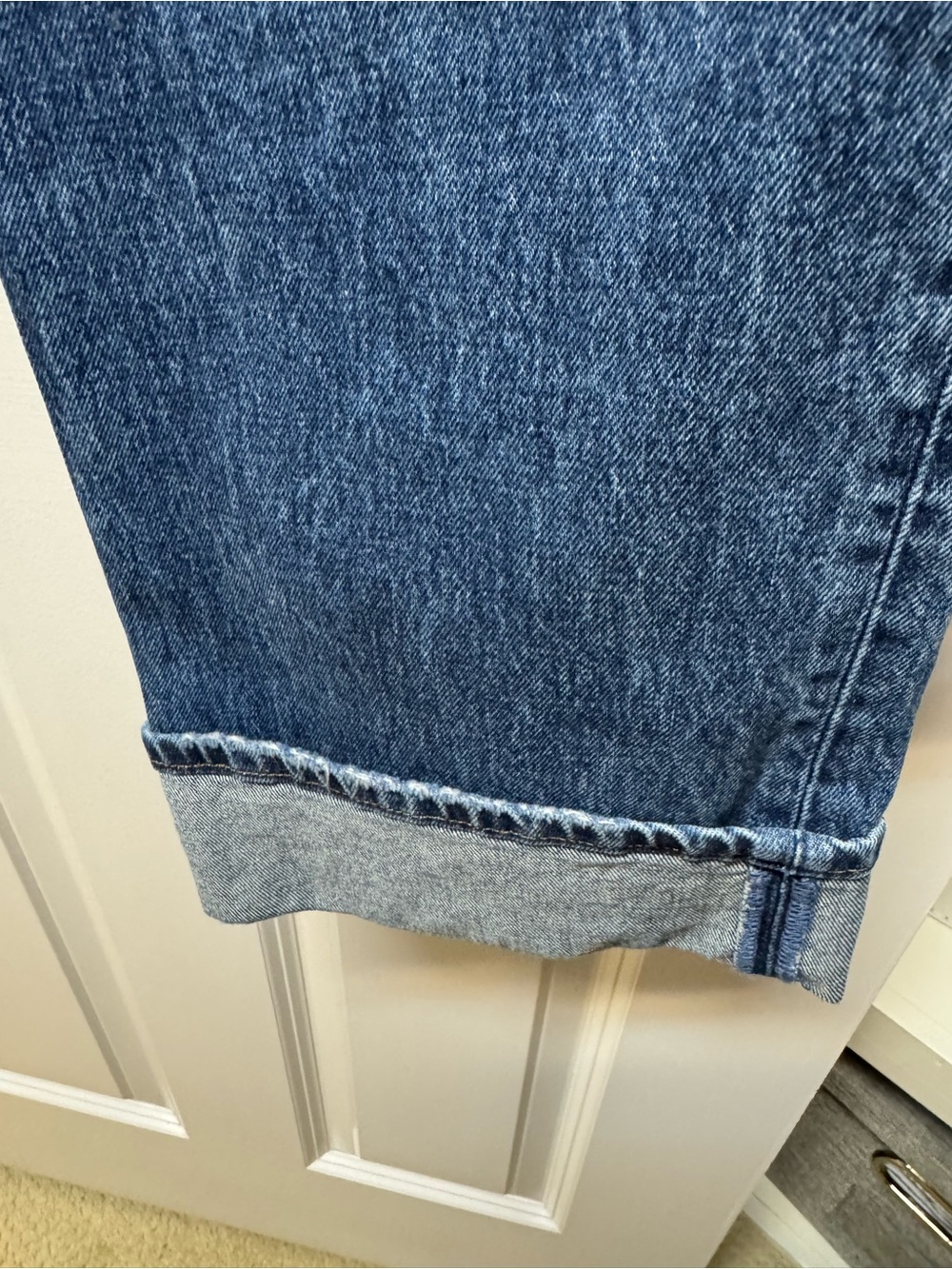 Abercrombie low rise baggy cuffed jeans - Picture 5 of 7